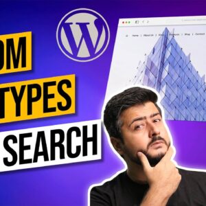 Include Custom Posts in WordPress Search - Easy!