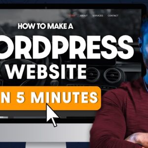 How to Make a Website in 5 Minutes! | Quick Tutorial for Complete Beginners (Using WordPress)