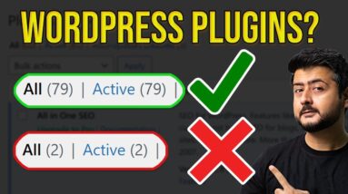 How many plugins are too many to install on WordPress?