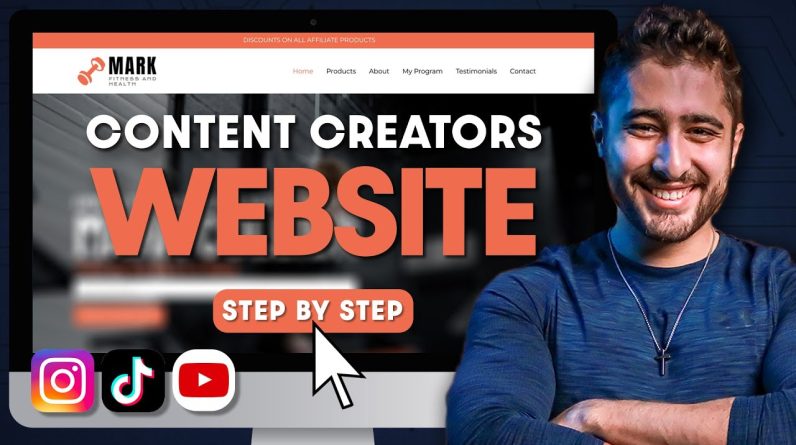 How to Make a Website for a Content Creator (Step by Step Tutorial 2023)