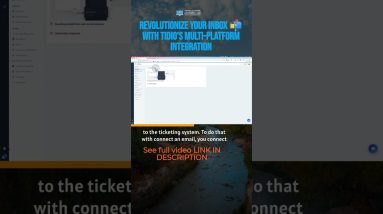 Revolutionize Your Inbox 📬 with Tidio's Multi-Platform Integration #shorts