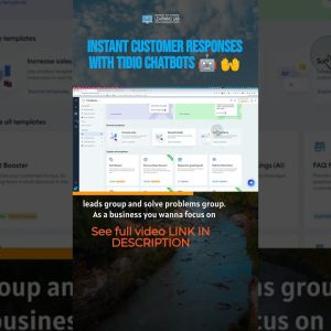 🙌 Instant Customer Responses with Tidio Chatbots 🤖 #shorts