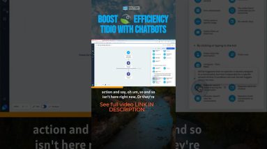 Boost 🍃 efficiency Tidio with chatbots #shorts