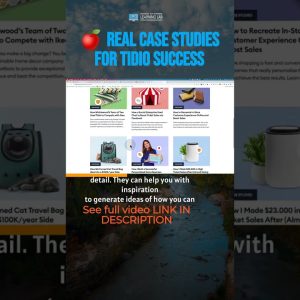 🍎 Real case studies for Tidio success #shorts