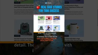 🍎 Real case studies for Tidio success #shorts