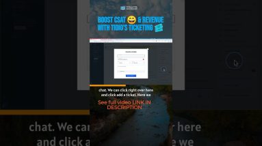 Boost CSat 😄 & Revenue with Tidio's Ticketing 🎟️ #shorts