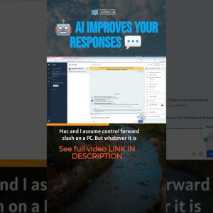 🤖 AI improves your responses 💬 #shorts