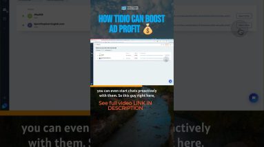 How Tidio can boost ad profit 💰 #shorts
