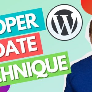 How to Update A WordPress Without Losing Customization