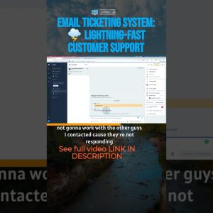 Email ticketing system: 🌩️ Lightning-fast customer support #shorts