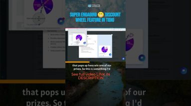 Super Engaging 😁 Discount Wheel Feature in Tidio #shorts