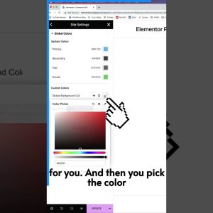 Revamp Your Website with a Single Click: Change Global Background Color in Elementor