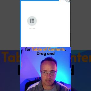 👀 🤯 🔥 Elementor Table of Contents Widget As A Gutenberg Block #shorts