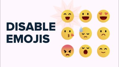 How to Disable Emojis in WordPress (Step by Step)