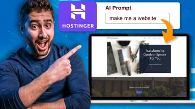 How to Make a Website with Hostinger AI Builder (Using One AI Prompt)