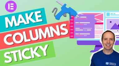 Stick Around: How to Make a Sticky Column with Elementor