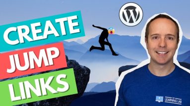 Learn How to Create Jump Links in WordPress!