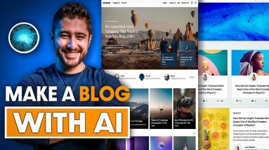 How To Make A Blog Website and Content Using AI (Step By Step)