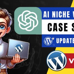 AI Niche Website Case Study: How To Manually Update A WordPress Plugin
