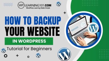 How To Backup Website In WordPress Free (Easy Step-by-Step Tutorial)