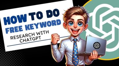 How To Do Free Keyword Research With ChatGPT