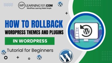 How To Rollback/Downgrade WordPress Themes And Plugins