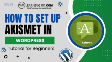 How To set Up Akismet In WordPress