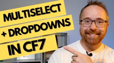 How to set up a Contact Form 7 dropdown Menu and multiple selection