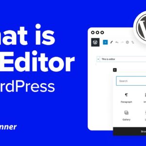 What is an Editor in WordPress?