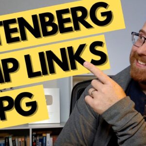 WordPress Gutenberg Anchor (Jump) Links To A DIFFERENT Page