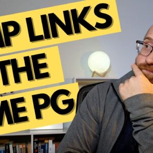 WordPress Gutenberg Anchor Links (Jump) To The SAME Page