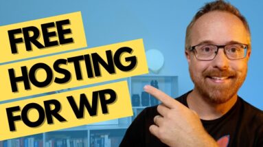 Free hosting for your WordPress website - How to build an online store for free