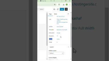 how to use the revision history in wordpress #shorts #wordpress 12 how to use the revision history in wordpress #shorts #wordpress