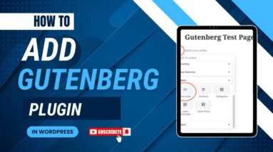 How To Add Gutenberg Plugin In WordPress 20 How To Add Gutenberg Plugin In WordPress