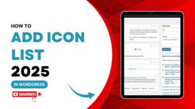 How To Add Icon List In WordPress 14 How To Add Icon List In WordPress