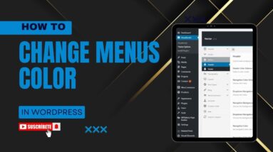 How To Change Menus Color In WordPress 6 How To Change Menus Color In WordPress