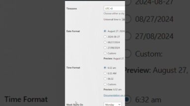 How to change the site language in WordPress #shorts #wordpress 4 How to change the site language in WordPress #shorts #wordpress