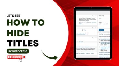 How To Hide Titles In WordPress 20 How To Hide Titles In WordPress
