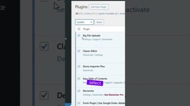 How to update installed plugins in WordPress #shorts #wordpress 4 How to update installed plugins in WordPress #shorts #wordpress