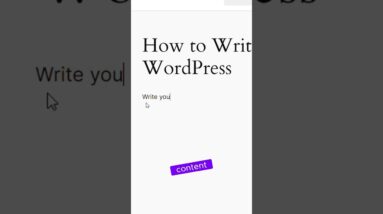 How to write a new post in WordPress #shorts #wordpress 2 How to write a new post in WordPress #shorts #wordpress