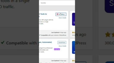Installing an SEO plugin in WordPress #shorts #wordpress 4 Installing an SEO plugin in WordPress #shorts #wordpress