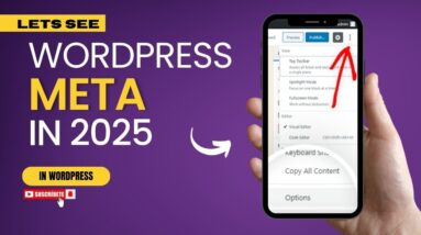 WordPress Meta In WordPress 14 WordPress Meta In WordPress