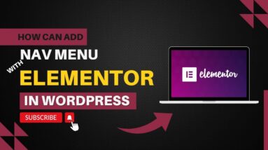 How To Add Navigation Menu With Elementor In WordPress 4 How To Add Navigation Menu With Elementor In WordPress
