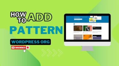 How To Add Pattern With WordPress ORG 10 How To Add Pattern With WordPress ORG