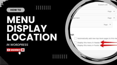 How To Menu Display Location In WordPress 6 How To Menu Display Location In WordPress