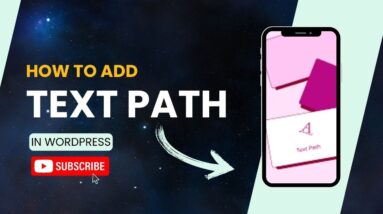 How To Add Text Path In WordPress 18 How To Add Text Path In WordPress