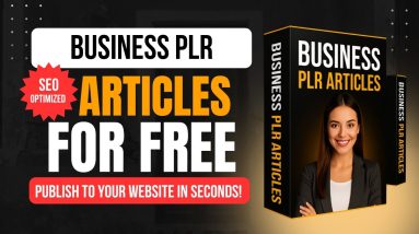Business PLR Articles For Free – Publish Instantly with WordPress Autoblogging!