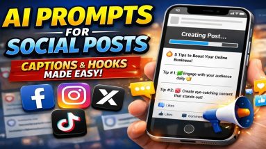 Free AI Prompt Generator Tool for Social Media Content (Posts, Captions & Hooks)