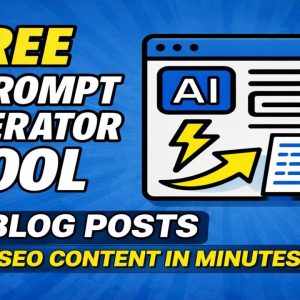 Free AI Prompt Generator Tool for Blog Posts (Write SEO Content in Minutes)