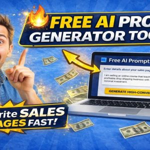 Free AI Prompt Generator Tool for Sales Pages (High-Converting Copy FAST)